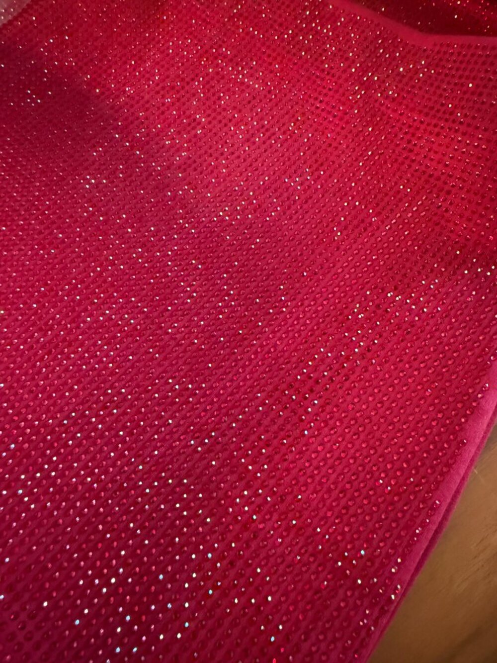 NEW STUNNING Akira Ruby Red Rhinestone Pencil Skirt - XL - Picture 15 of 17